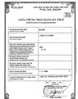 Giấy chứng nhận đăng ký thuế